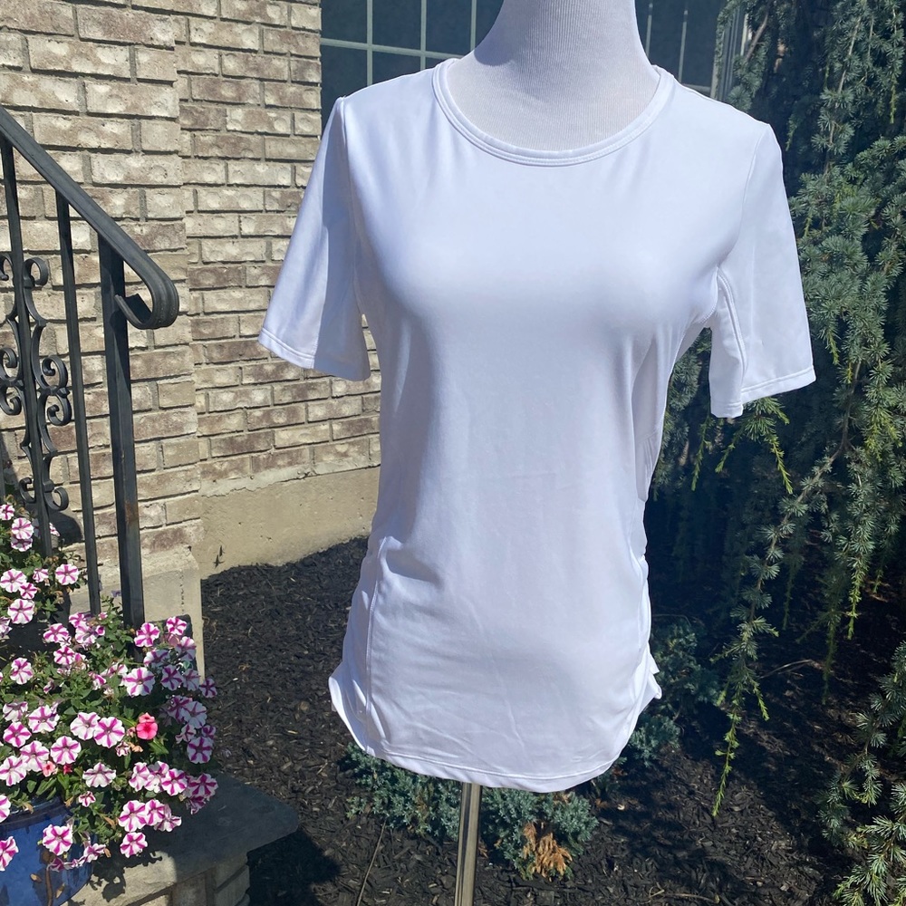 prAna CATERINA SHORT SLEEVE SUN TOP Women's SM NEW